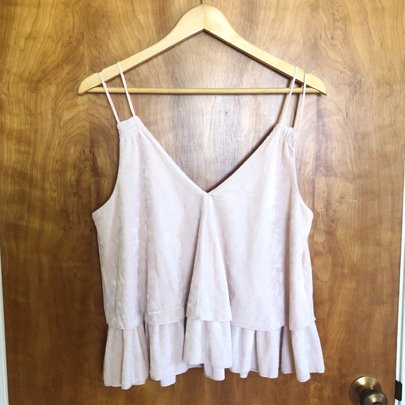 aerie Tops - Aerie Layered Velvet Tank Top